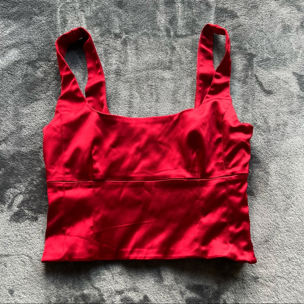 aritzia wilfred shine bustier tank NWOT